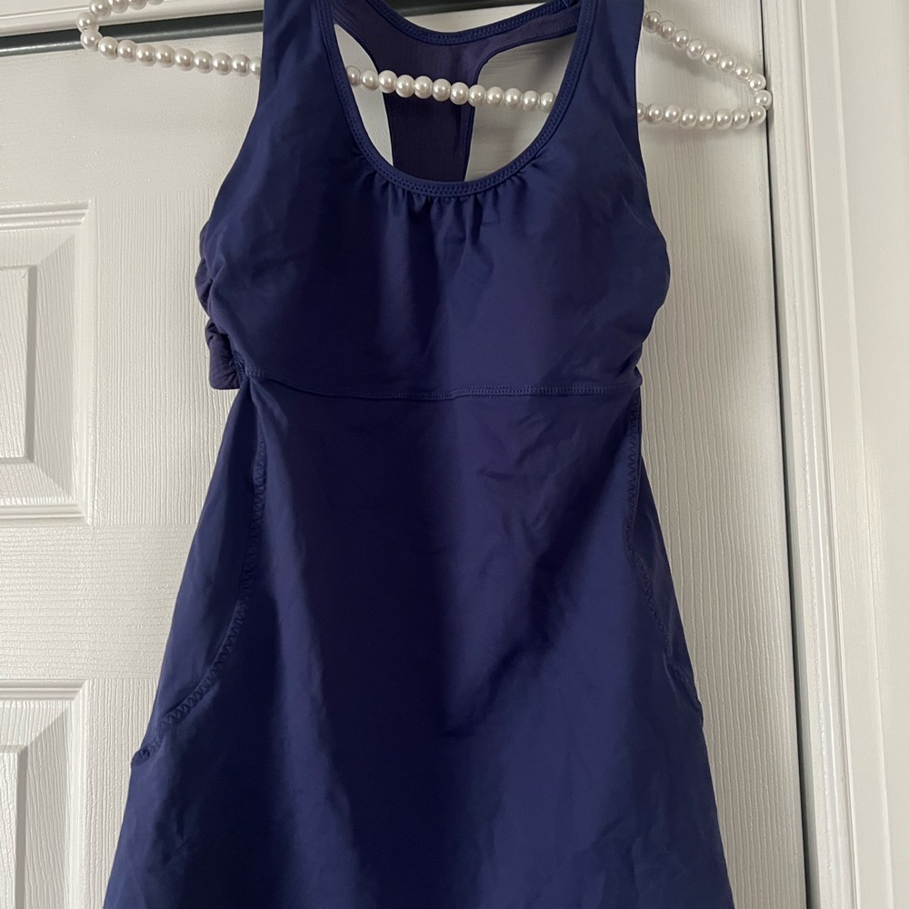 Lululemon Navy Blue Athletic Tank Top